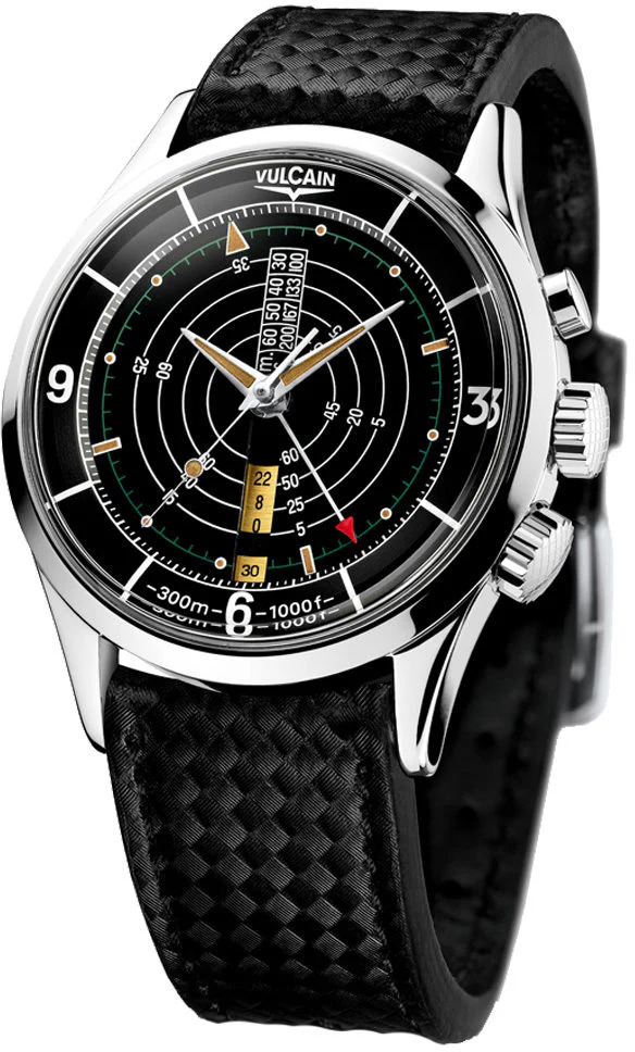 Vulcain Watch Nautical 1961 Heritage Cricket Black D - Image 2