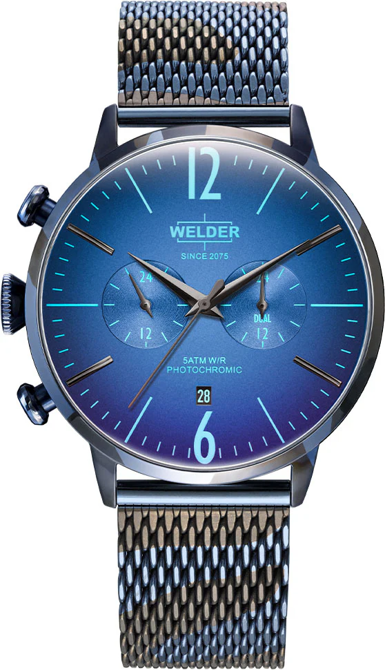 Welder Watch Moody Blue Camouflage Mens D