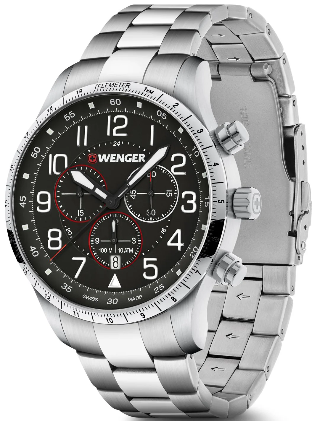 Wenger Attitude Chrono Black Watch - Image 2