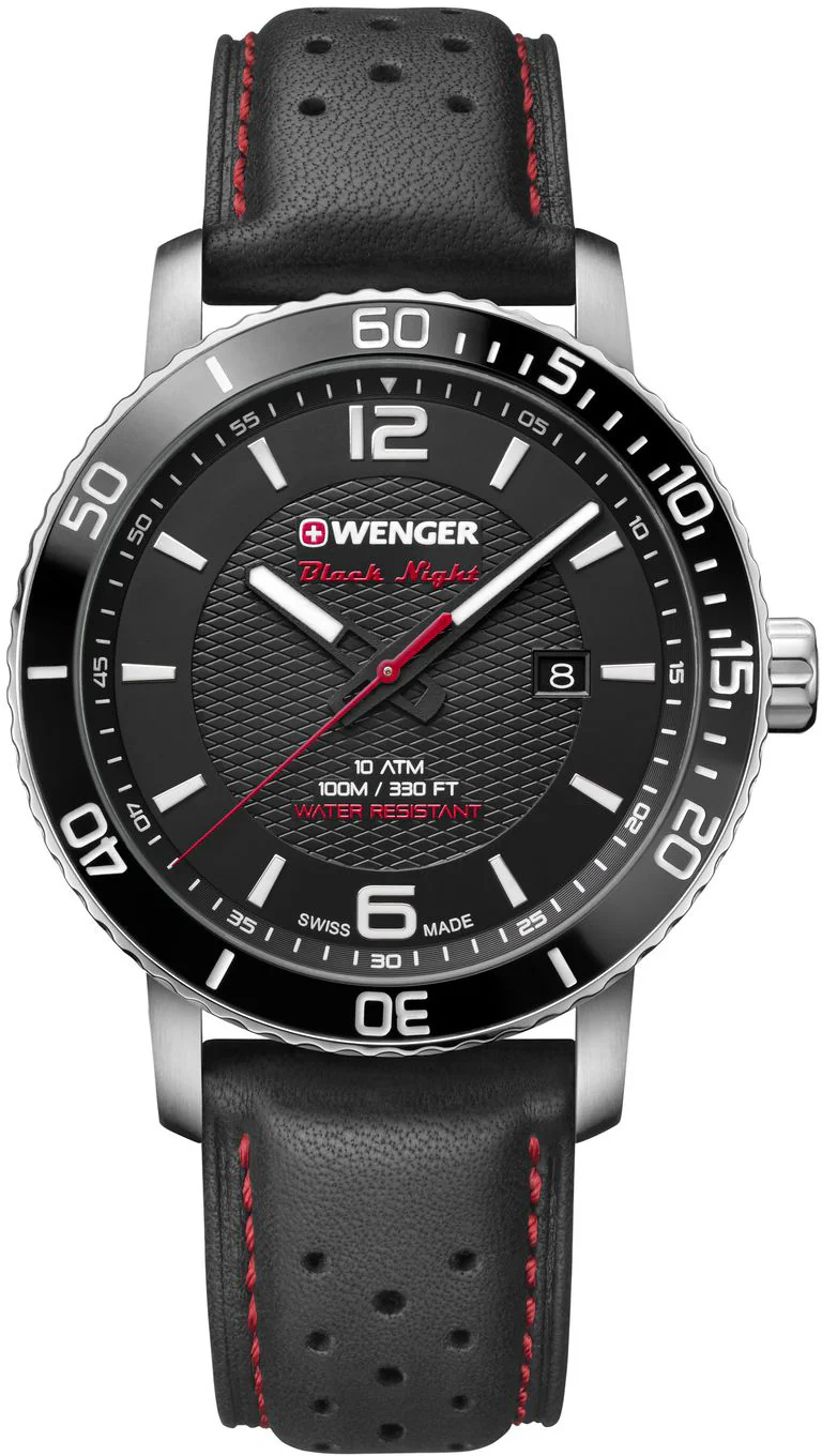 Wenger Watch Roadster Black Night Mens D
