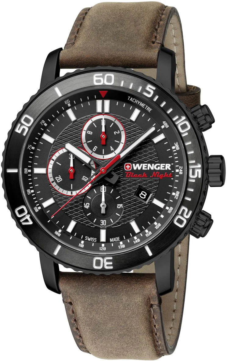 Wenger Watch Roadster Black Night Chrono Mens D - Image 2