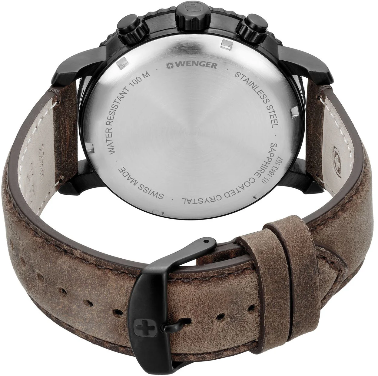 Wenger Watch Roadster Black Night Chrono Mens D - Image 3