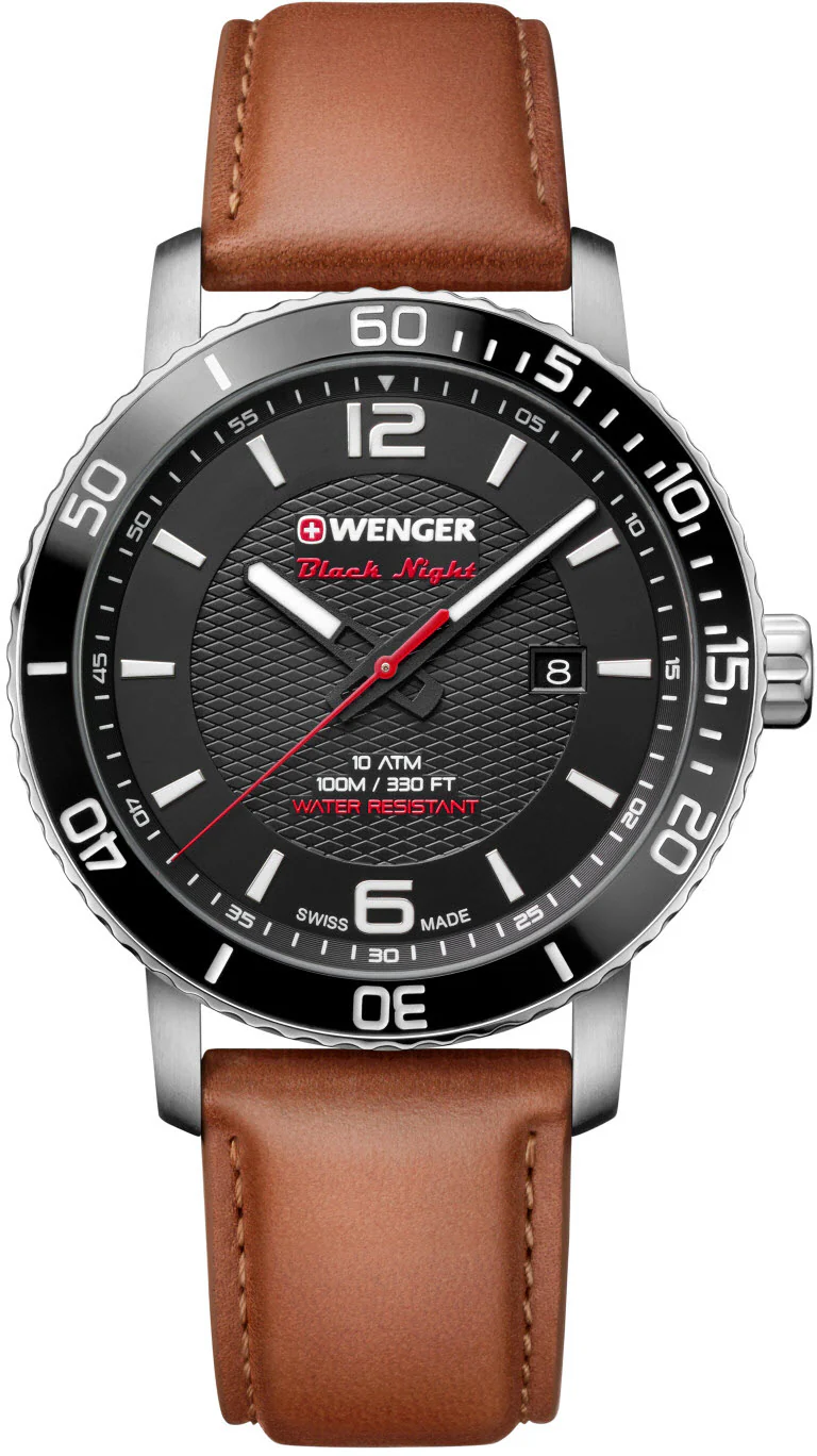 Wenger Watch Roadster Black Night Mens D