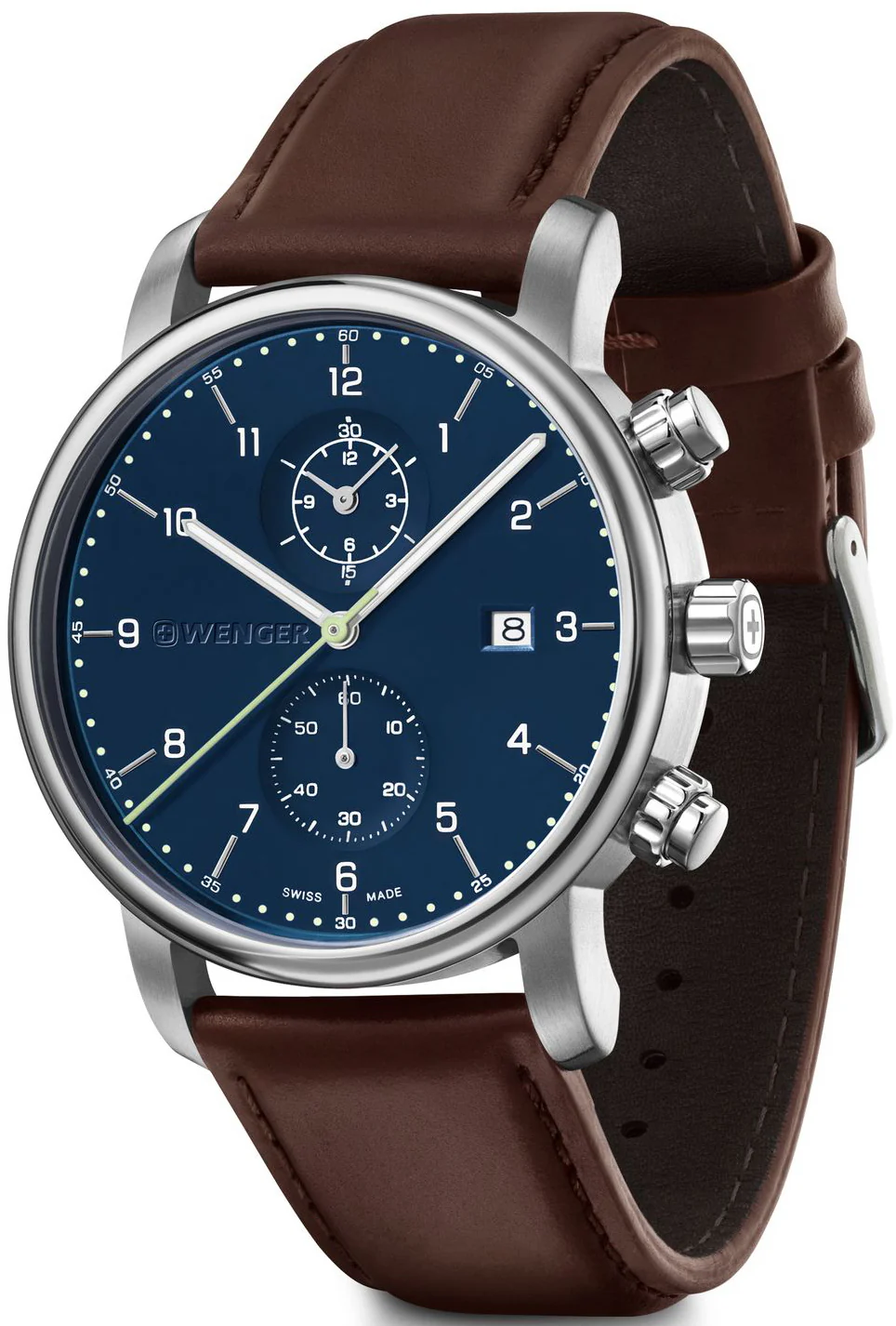 Wenger Urban Classic Chrono Blue Watch - Image 2