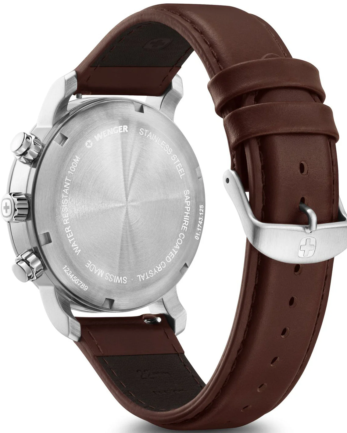 Wenger Urban Classic Chrono Blue Watch - Image 3
