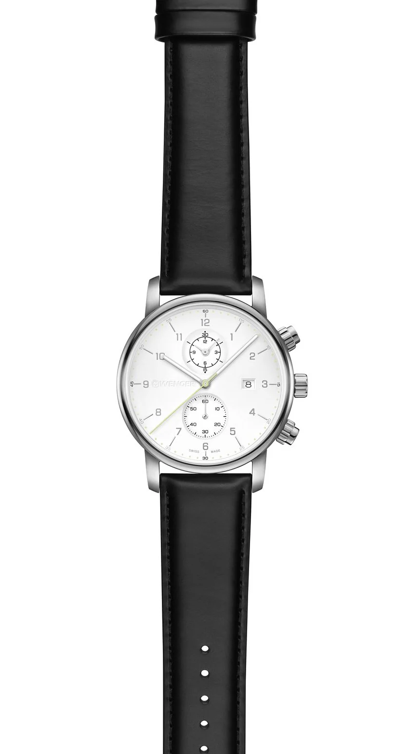 Wenger Urban Classic Chrono White Watch - Image 3