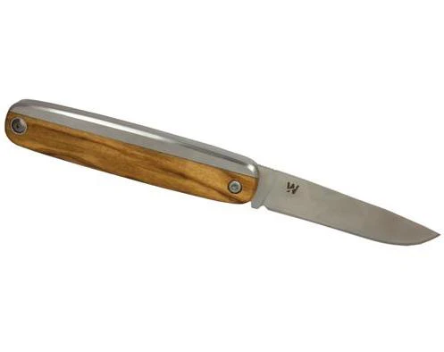 Whitby Pocket Knife Kent EDC Olive Wood