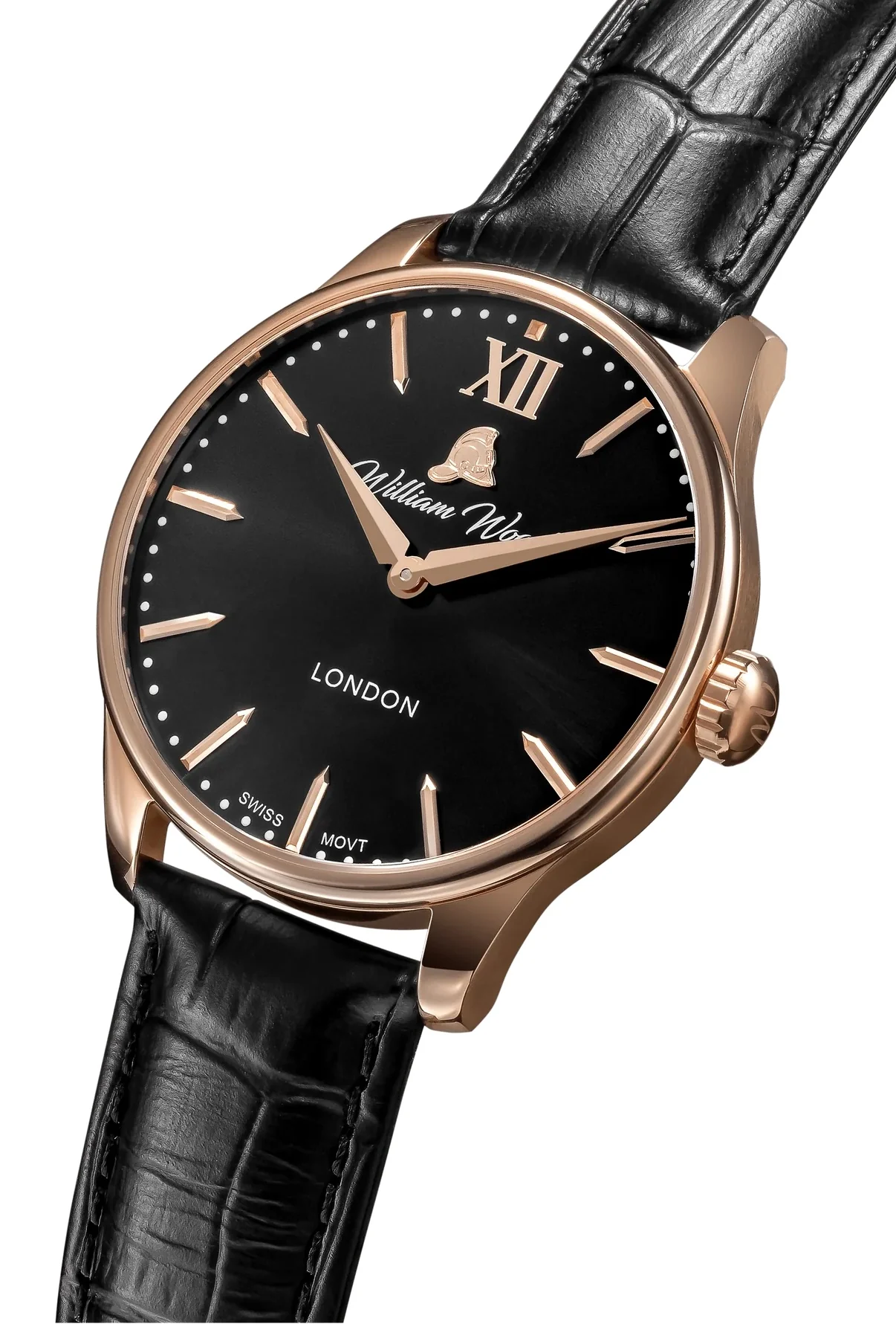 William Wood Chivalrous Chocolate Black Leather - Image 3