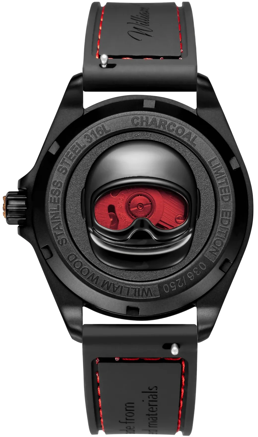 William Wood Fearless Red Black Fire Hose - Image 2