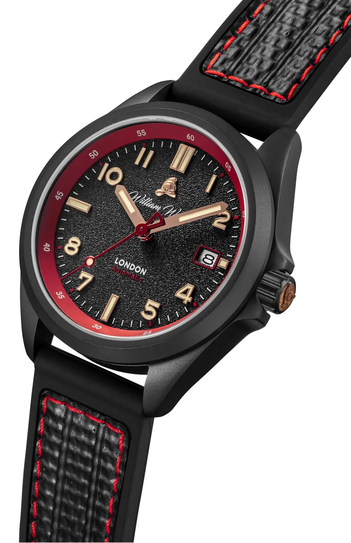 William Wood Fearless Red Black Fire Hose - Image 3