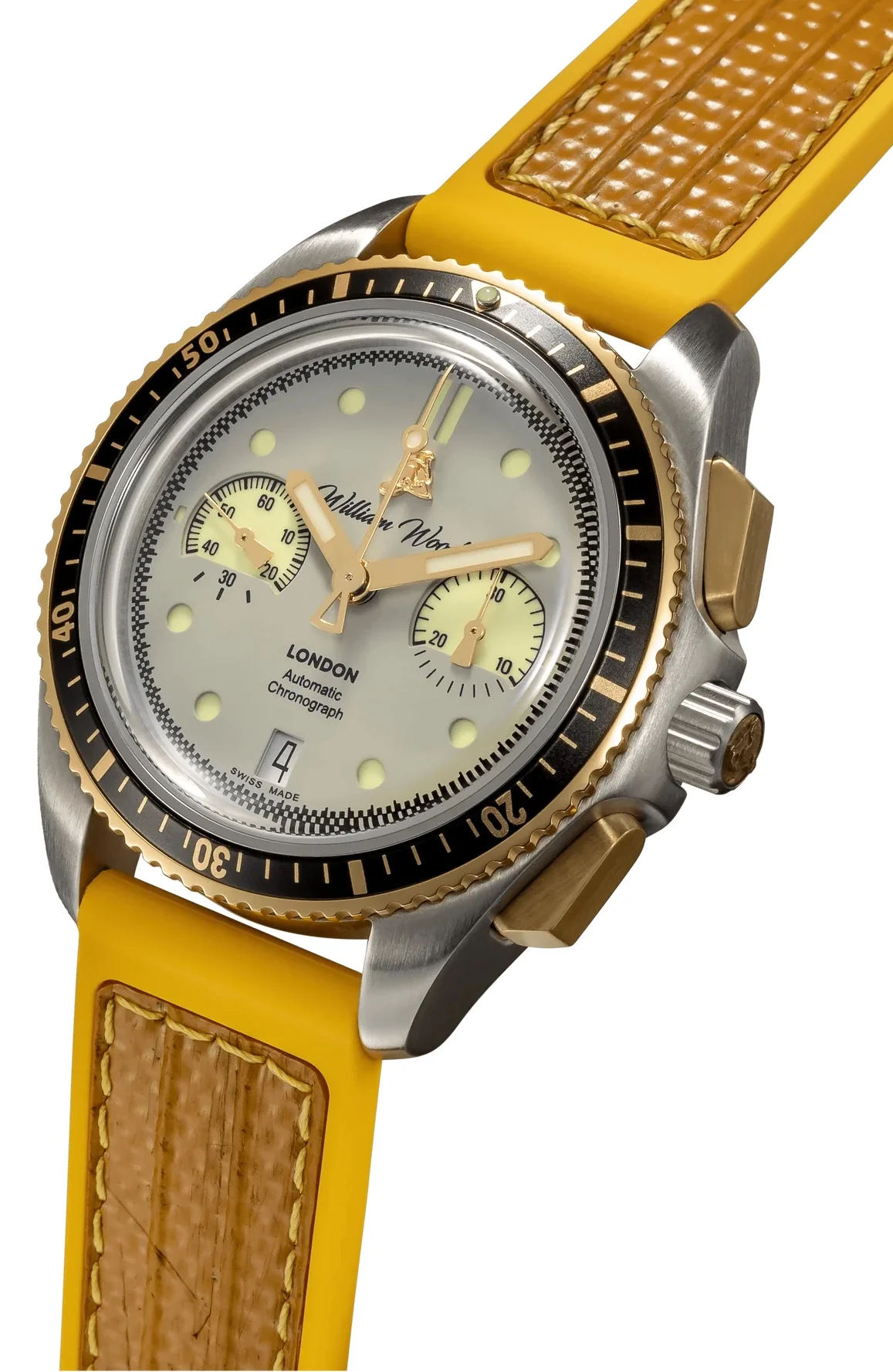 William Wood Triumph Fuel Yellow Fire Hose Watch - Image 3