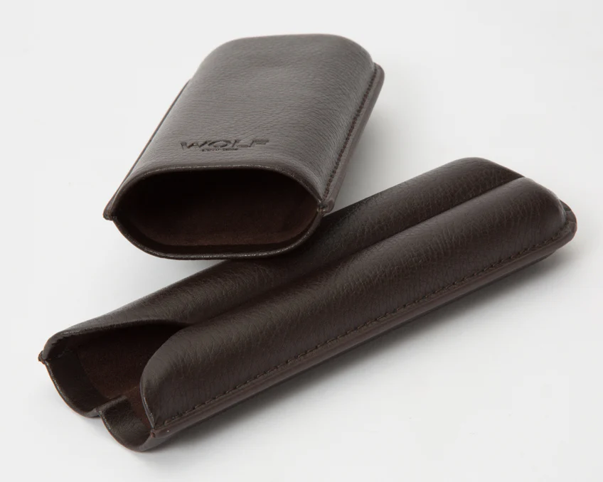 Wolf Cigar Case Blake 2 Piece Brown - Image 3
