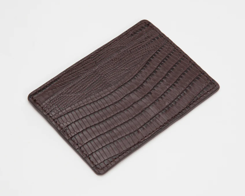 Wolf Credit Card Case Blake Brown Teju Lizard - Image 2