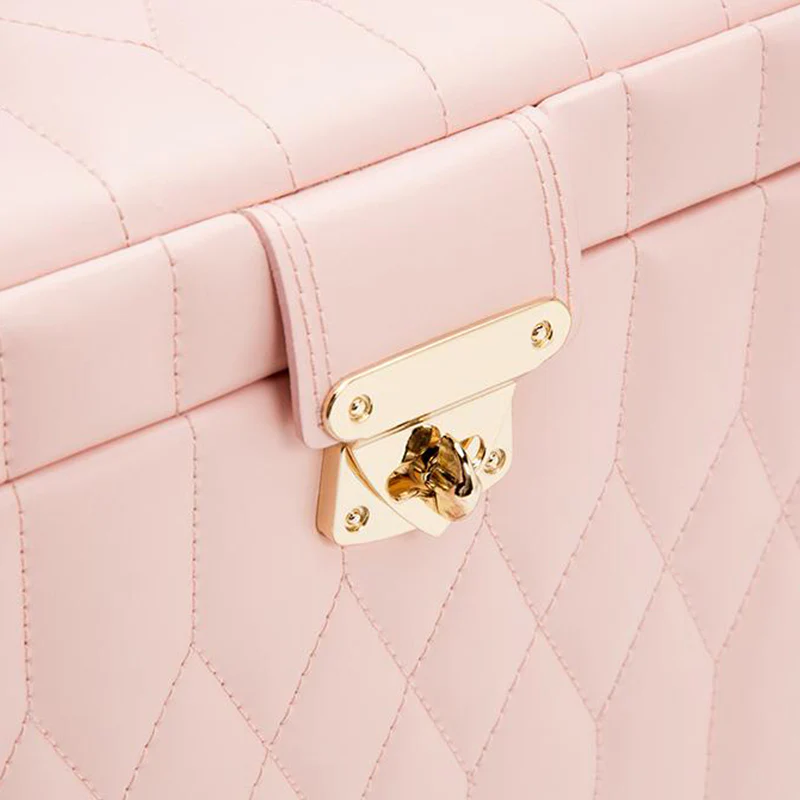 WOLF Jewellery Box Caroline Extra Large Rose Quartz - Image 4