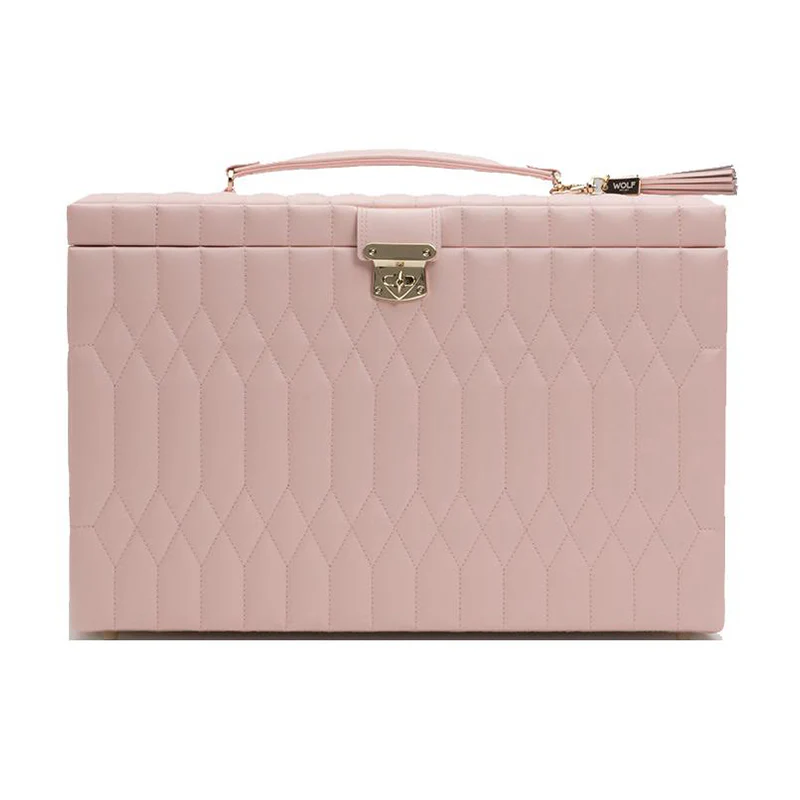 WOLF Jewellery Box Caroline Extra Large Rose Quartz - Image 5