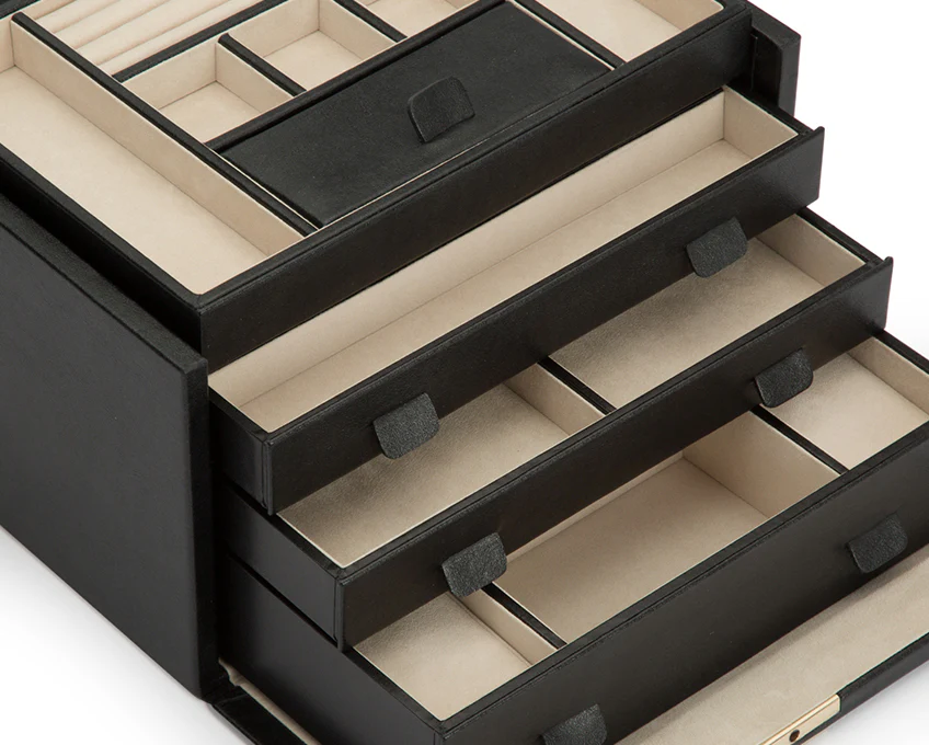 WOLF Jewellery Box Palermo Large Black Anthracite - Image 4