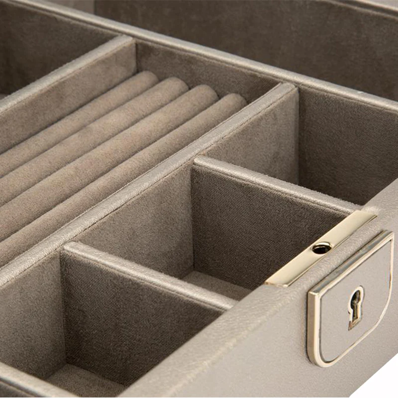 WOLF Jewellery Box Palermo Medium Pewter - Image 3