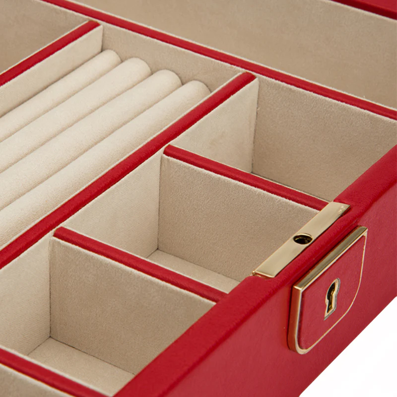 WOLF Jewellery Box Palermo Medium Red - Image 3
