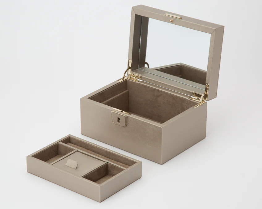 WOLF Jewellery Box Palermo Small Pewter - Image 4
