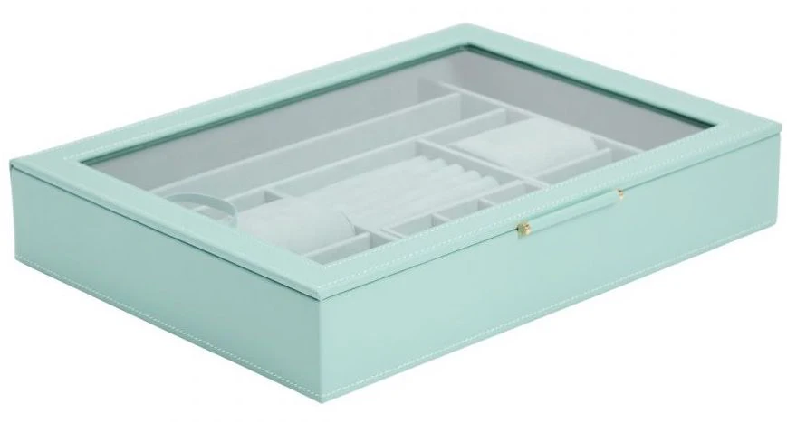 WOLF Jewellery Box Sophia With Window Jade - Image 3
