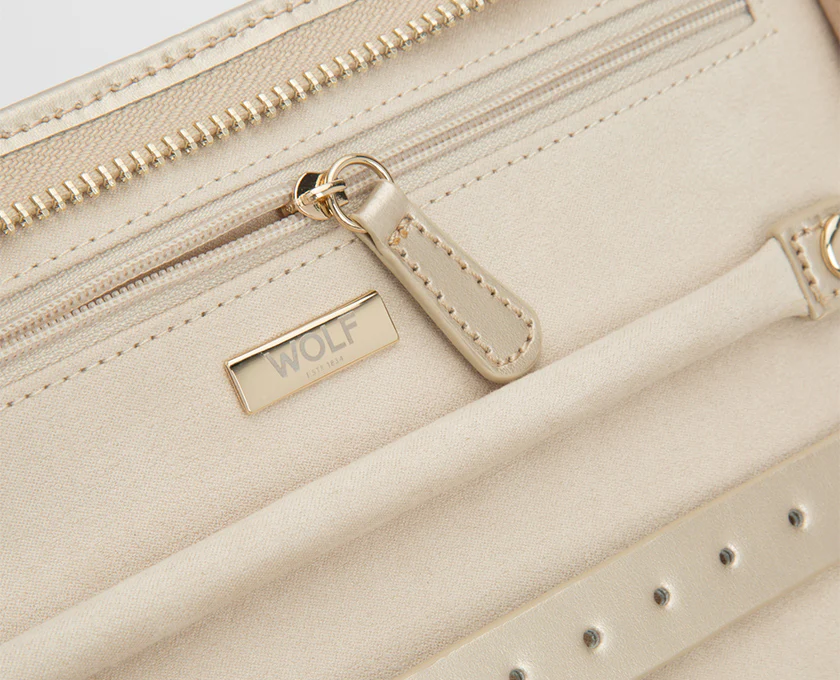 Wolf Jewellery Case Caroline Portfolio Champagne - Image 4