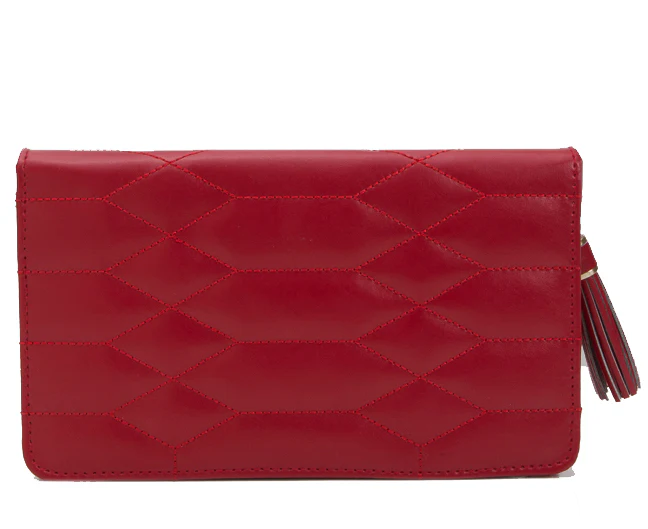 WOLF Jewellery Case Caroline Portfolio Red