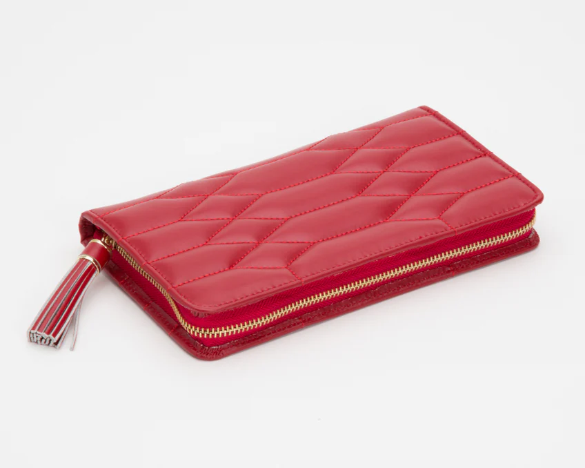 WOLF Jewellery Case Caroline Portfolio Red - Image 2