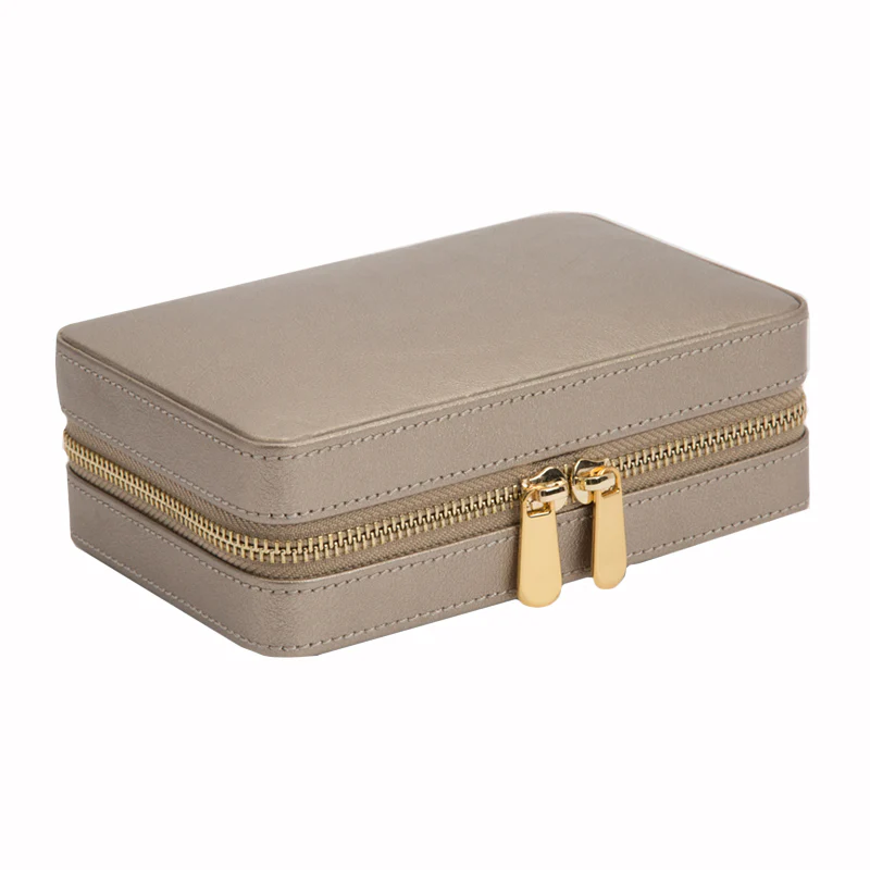 WOLF Jewellery Case Palermo Zip Pewter - Image 3