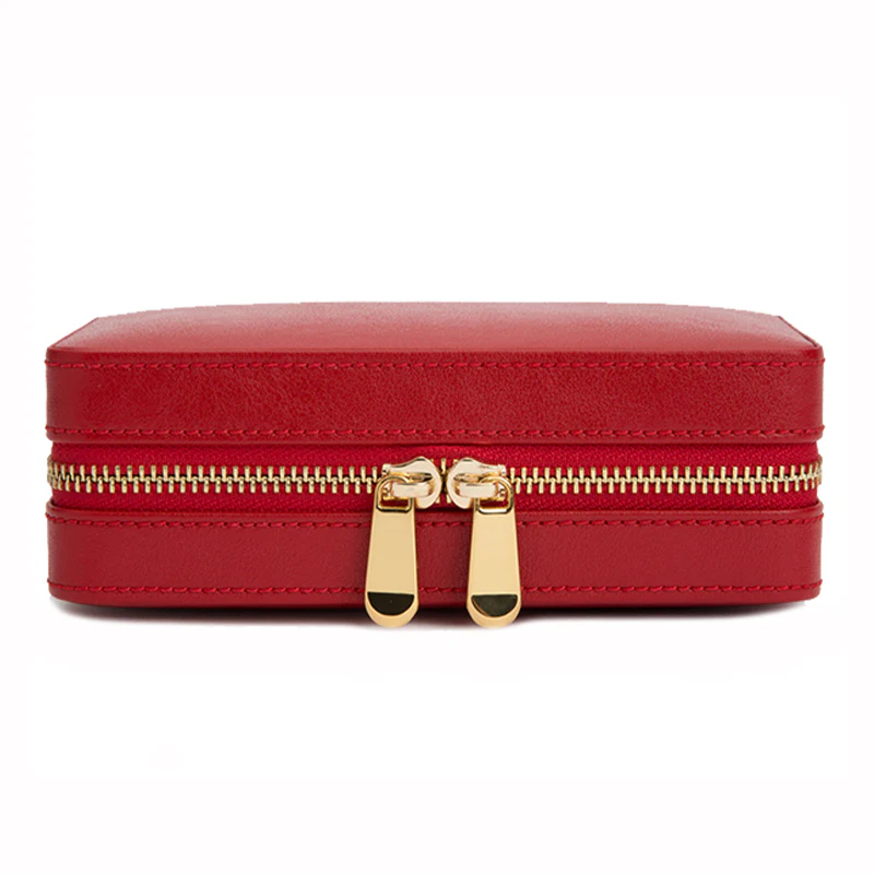 WOLF Jewellery Case Palermo Zip Red - Image 3
