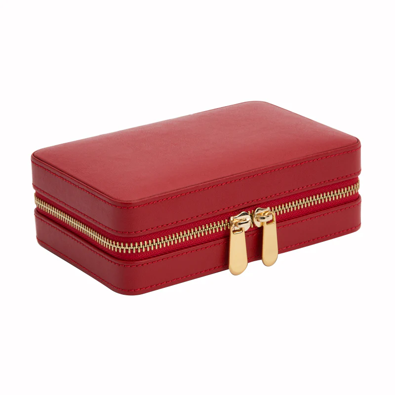 WOLF Jewellery Case Palermo Zip Red - Image 5