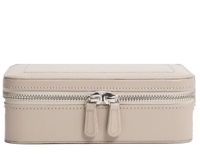 WOLF Jewellery Case Sophia Zip Mink - Image 2