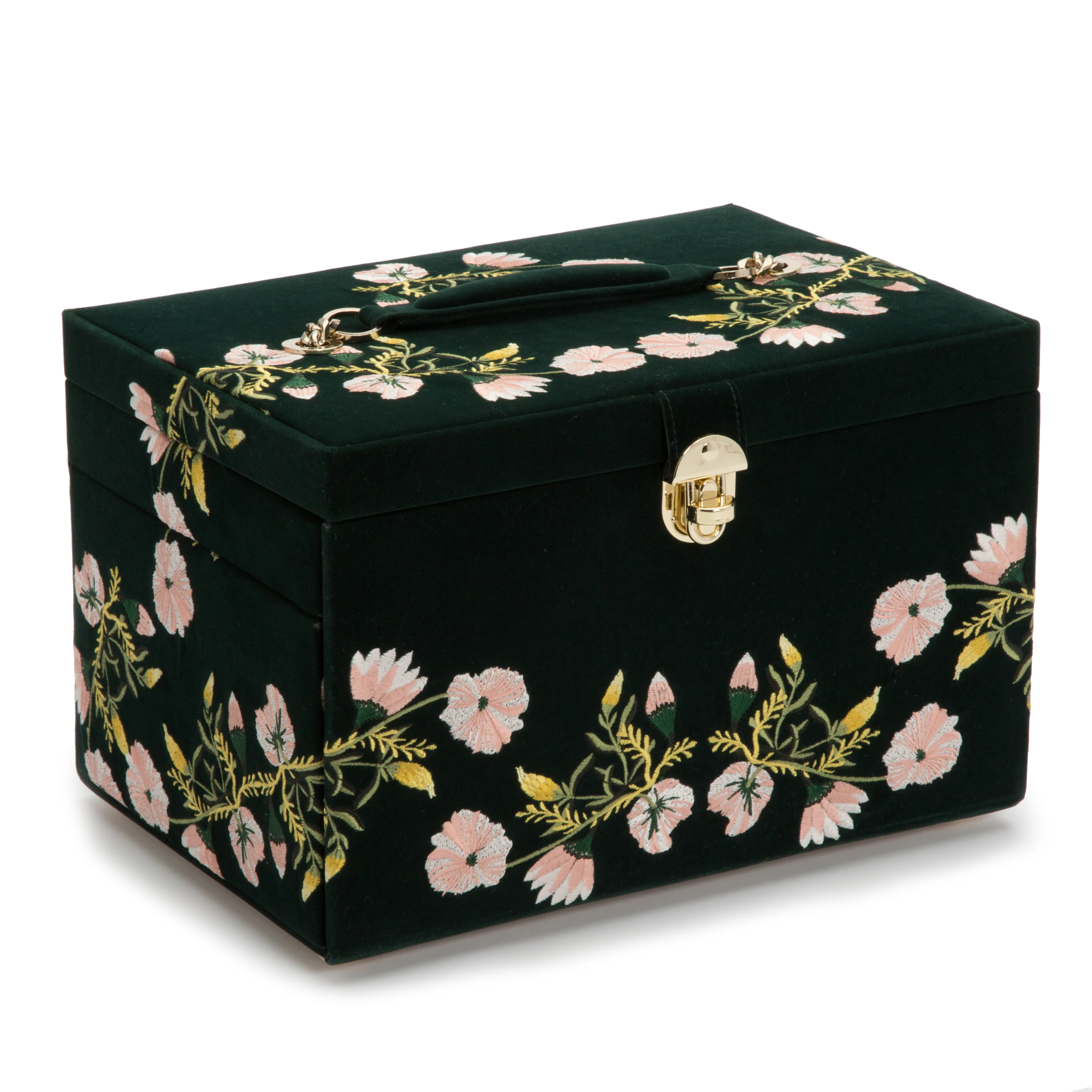 WOLF Jewellery Case Zoe Large Forest Green - Image 3