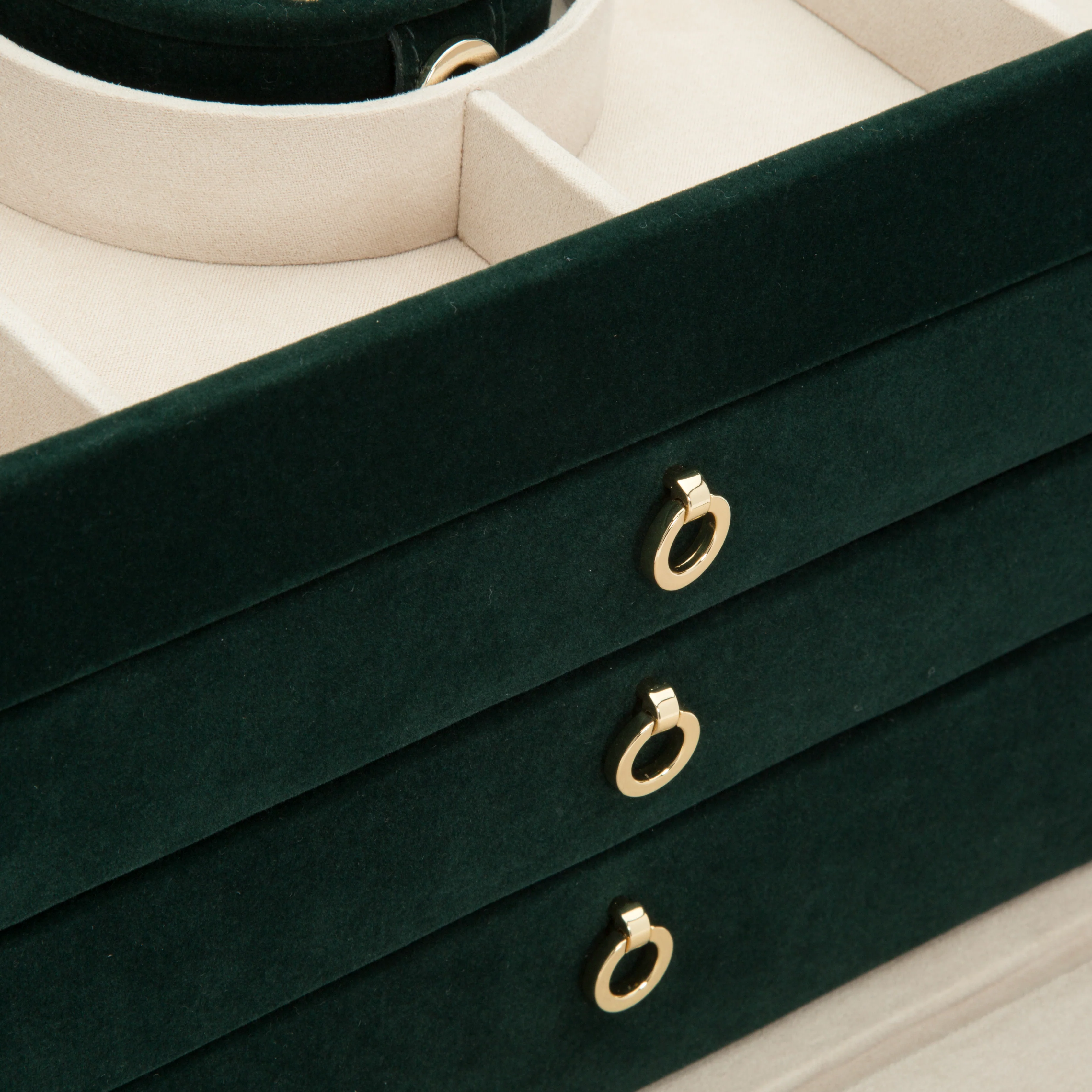 WOLF Jewellery Case Zoe Large Forest Green - Image 4
