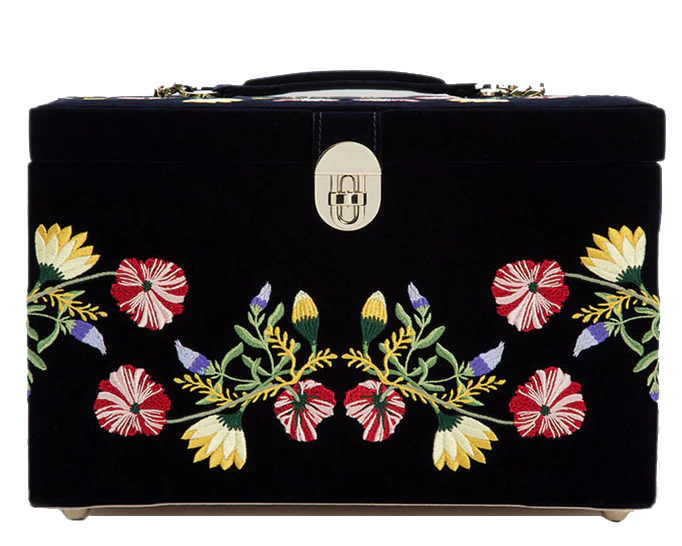 WOLF Jewellery Case Zoe Large Indigo - Image 2