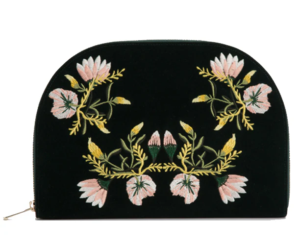 WOLF Jewellery Case Zoe Portfolio Forest Green