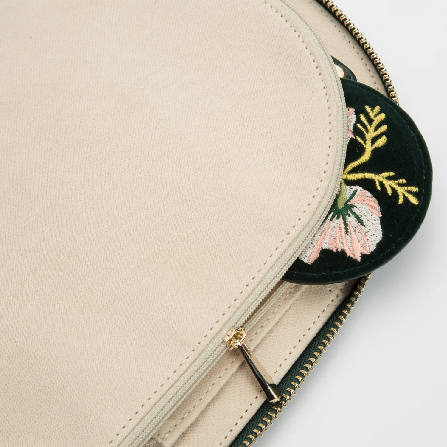 WOLF Jewellery Case Zoe Portfolio Forest Green - Image 4