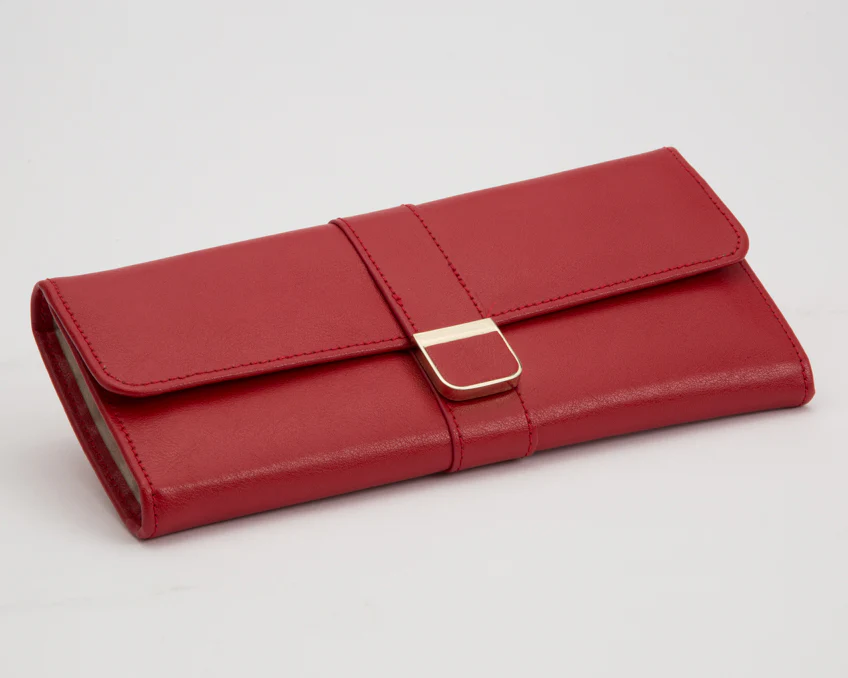 Wolf Jewellery Roll Palermo Red - Image 2
