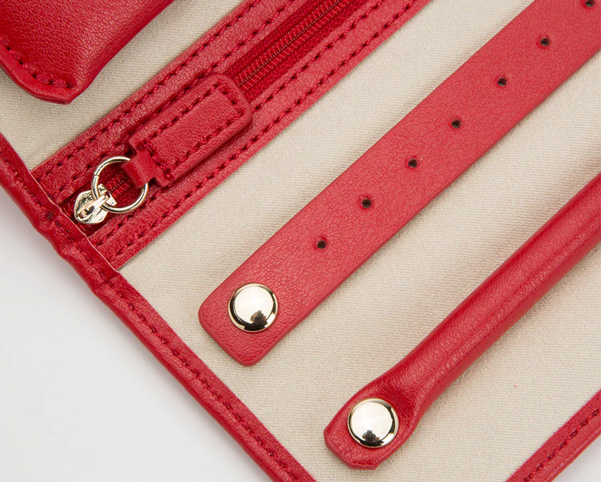Wolf Jewellery Roll Palermo Red - Image 5