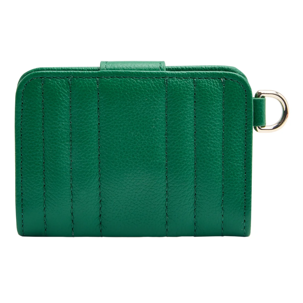 WOLF Mimi Collection Leather Green Credit Card Holder with Wristlet - Image 2