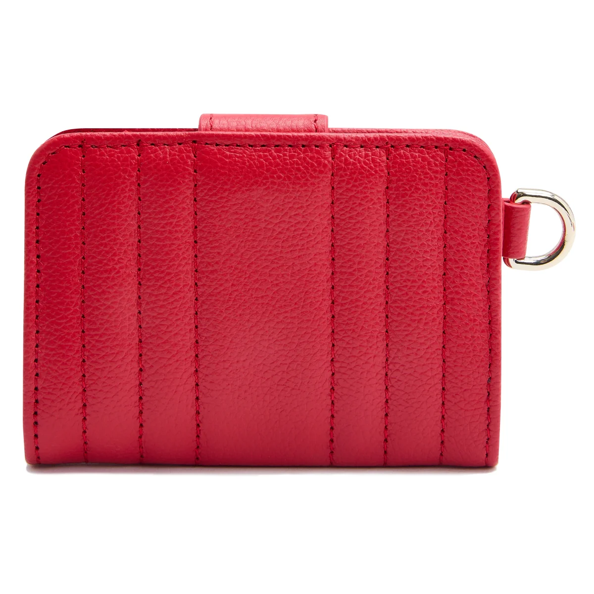 WOLF Mimi Collection Leather Red Credit Card Holder with Wristlet - Image 3