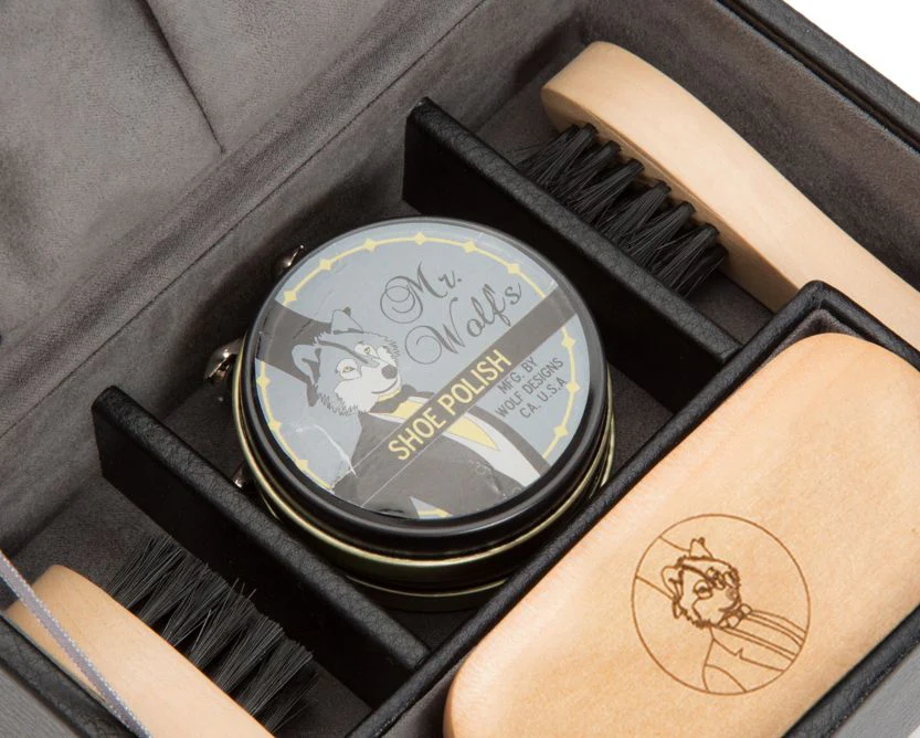 WOLF Shoe Shine Kit Howard Black - Image 3