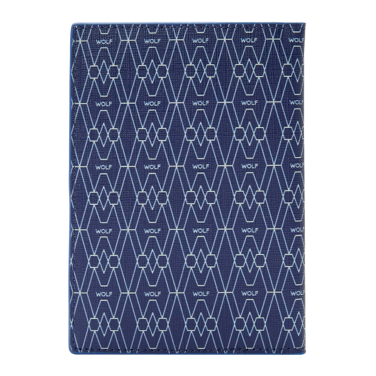 Wolf Signature Vegan Collection Blue Passport Sleeve - Image 2