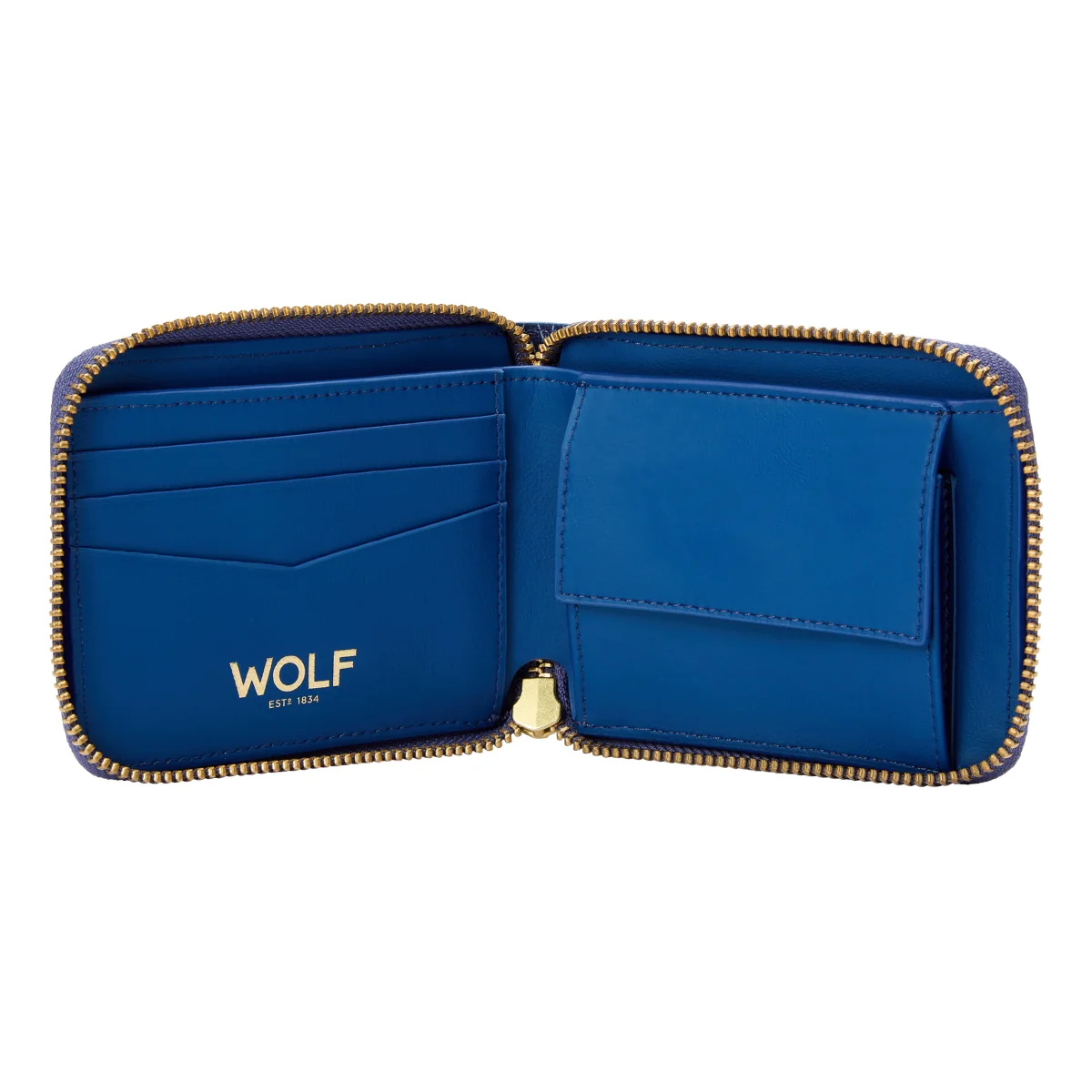 Wolf Signature Vegan Collection Blue Range Zip Around Wallet - Image 3