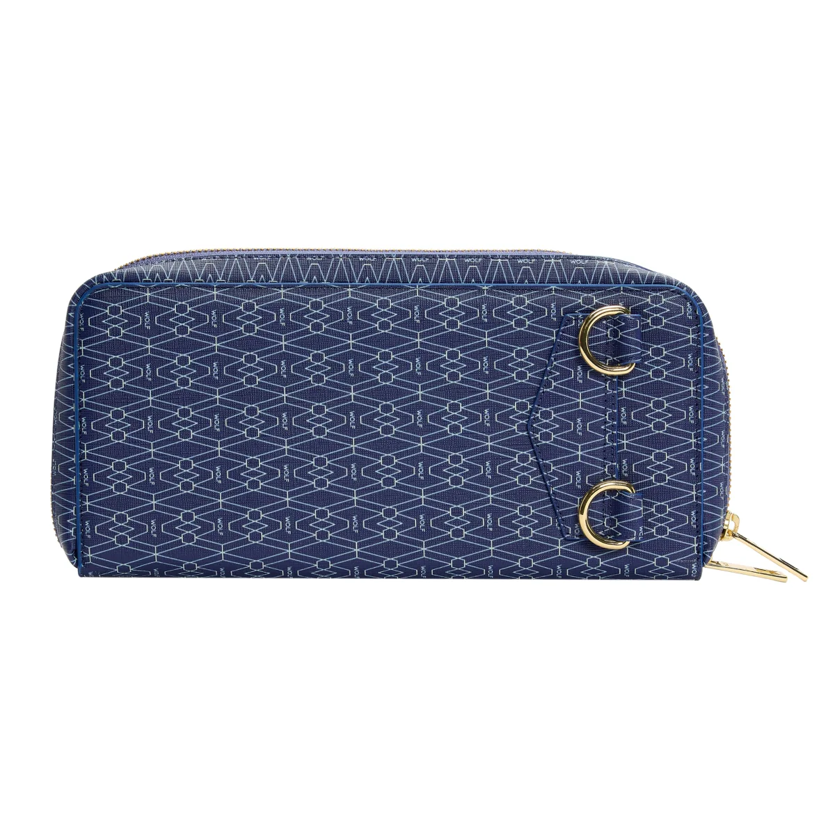 WOLF Signature Vegan Collection Blue Travel Case - Image 2