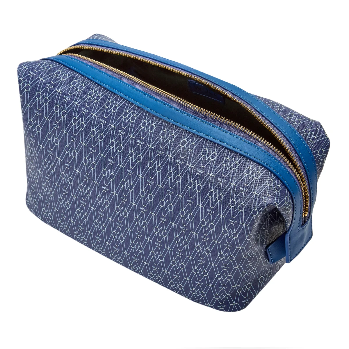 Wolf Signature Vegan Collection Blue Washbag - Image 4