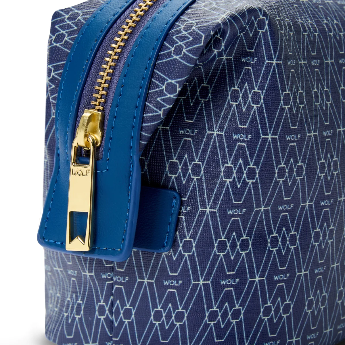 Wolf Signature Vegan Collection Blue Washbag - Image 5