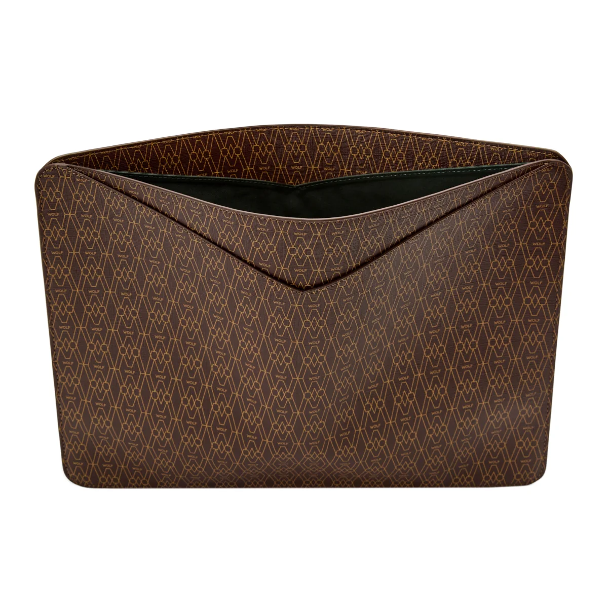Wolf Signature Vegan Collection Brown Laptop Sleeve - Image 3