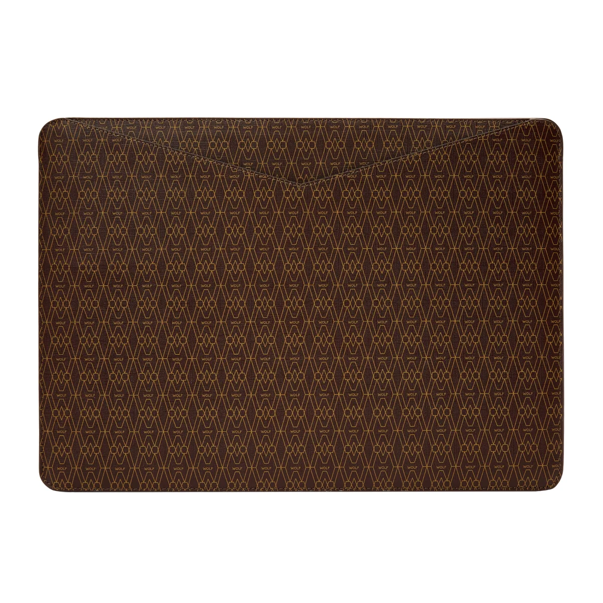 Wolf Signature Vegan Collection Brown Range 16 Inch Laptop Sleeve