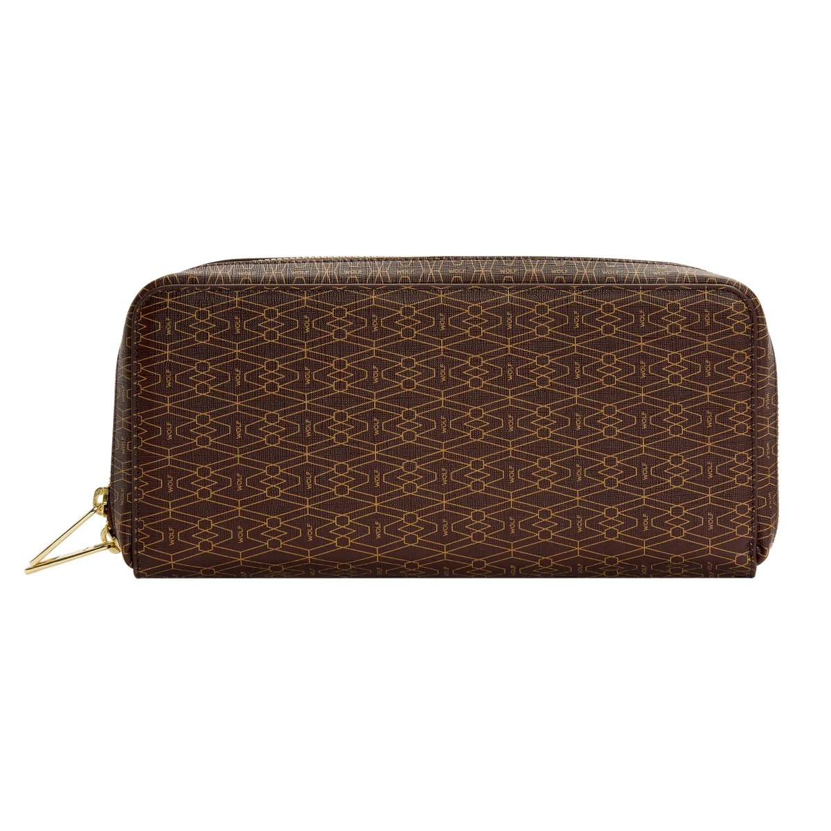 WOLF Signature Vegan Collection Brown Travel Case