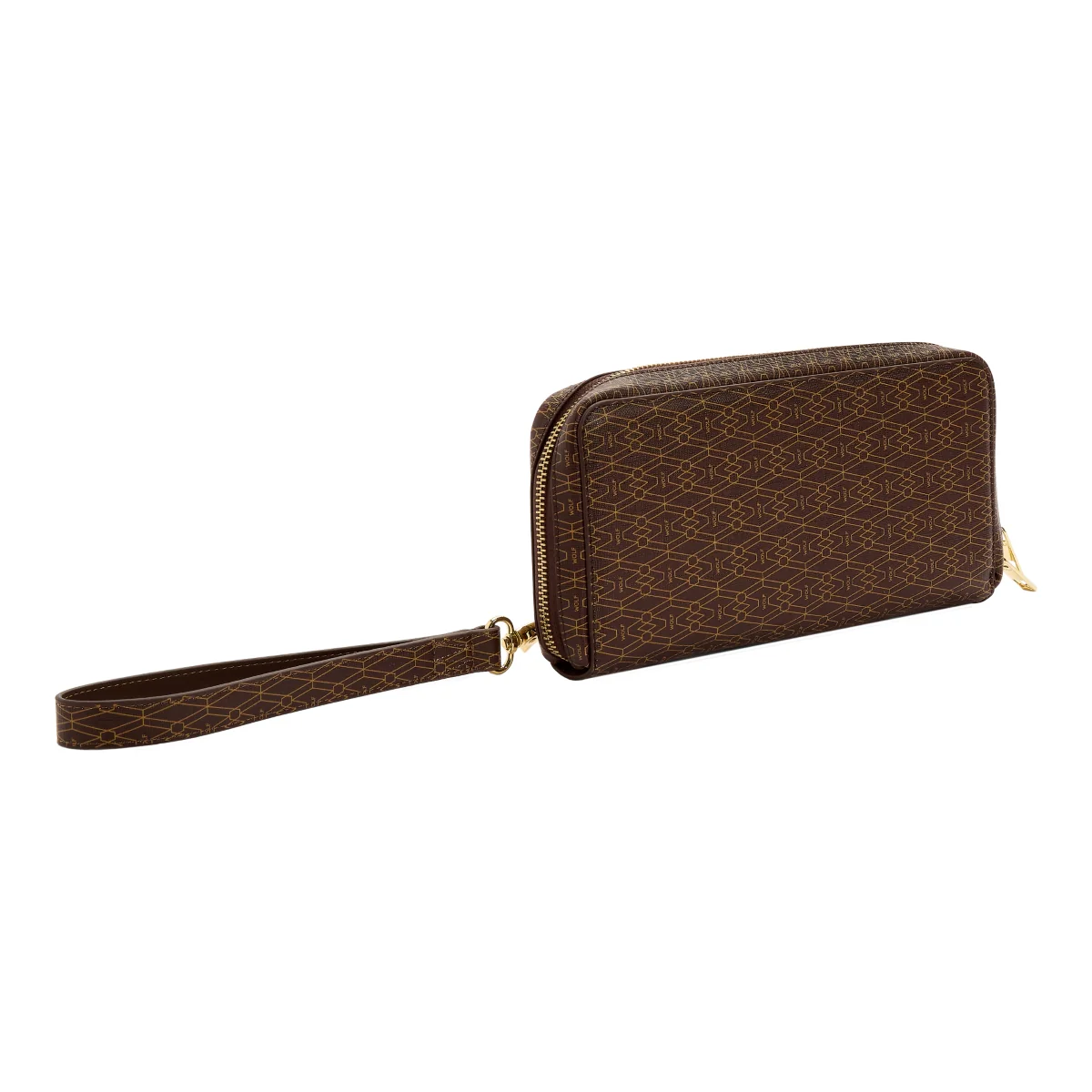 WOLF Signature Vegan Collection Brown Travel Case - Image 4